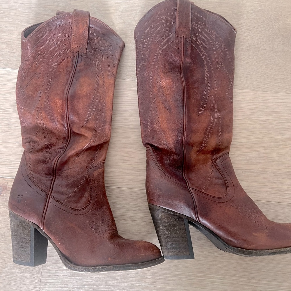 Frye Women's Brown Leather Boots